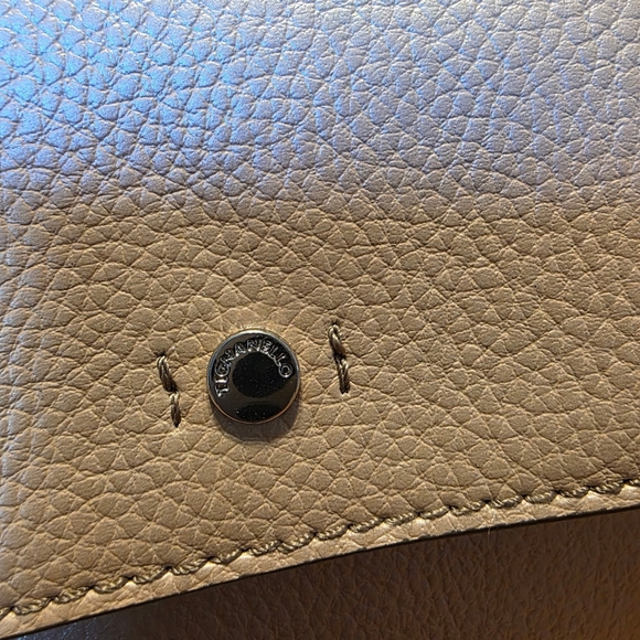 Tignanello Voyager Convertible Crossbody Bag Metallic Rose - Picture 10 of 13